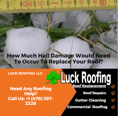 How Much Hail Damage Would Need To Occur To Replace Your Roof