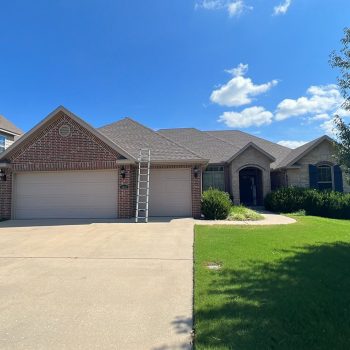 shingle roof hail damage repair bentonville